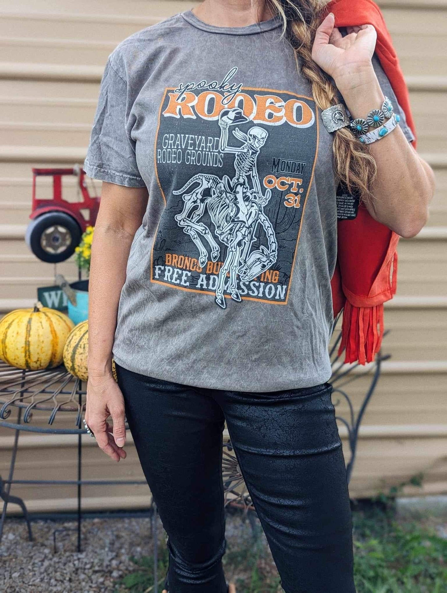 Spooky 👻 Season Western Mineral Washed T-Shirt