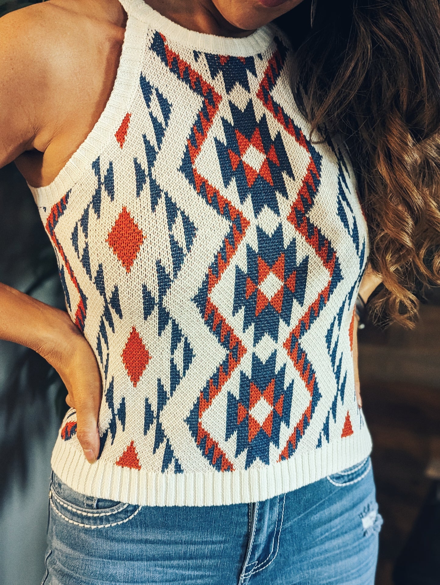 Albuquerque Knit Crop Tank