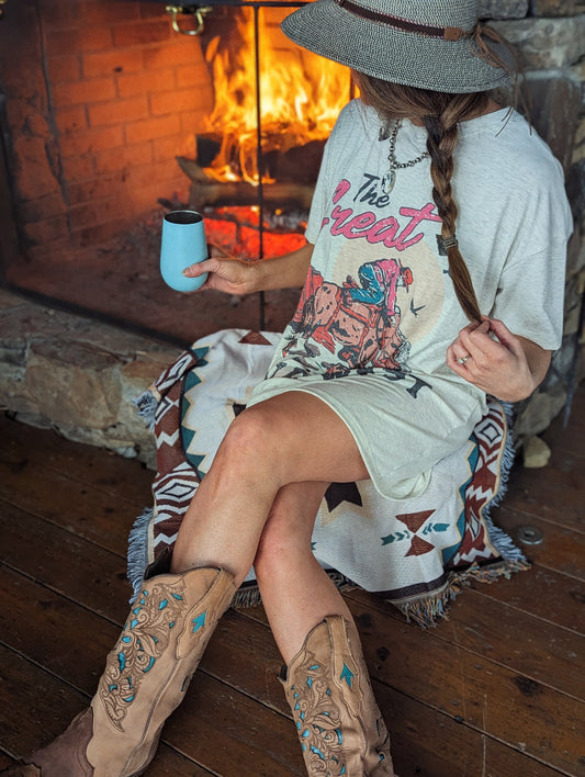 Wild West T-Shirt Dress