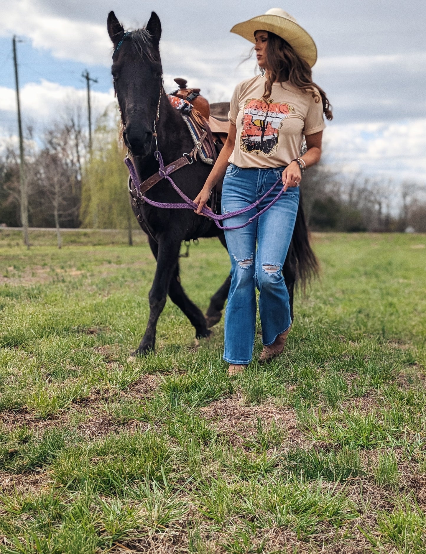 Texas Sunset Graphic T-Shirt