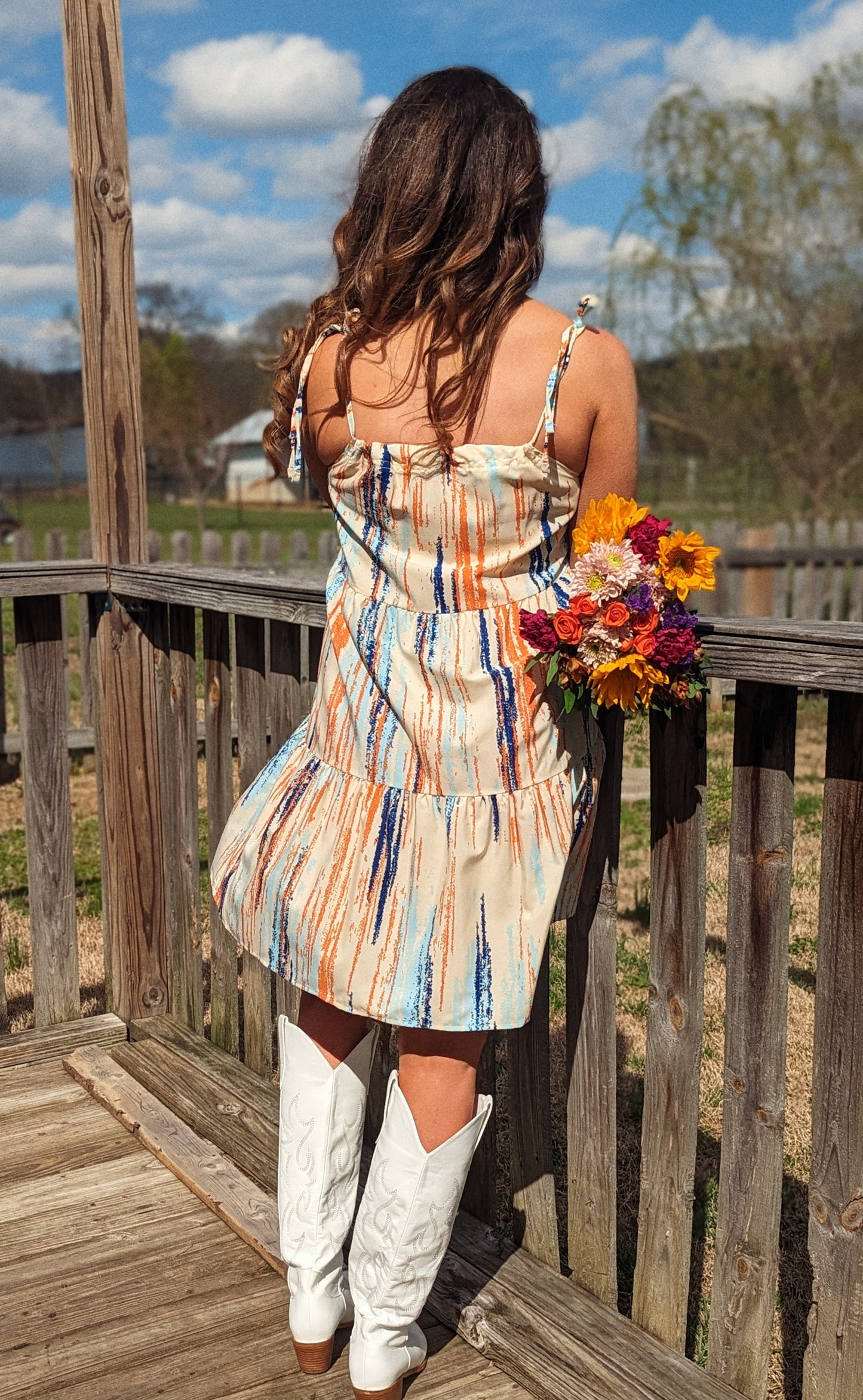 Phoenix Multicolor Shift Dress