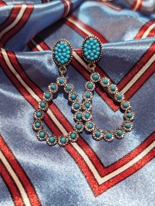 Turquoise Teardrop Earring